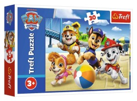Puzzle Tlapková patrola: Čtyři tlapky 30 dílků