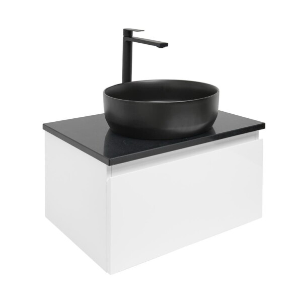 Koupelnová skříňka s krycí deskou SAT B-WAY 59x30x45 cm bílá lesk BWAY60WZUB BWAY60WZUB