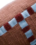 House Doctor Bavlněný povlak na polštář Cross Brown 50 × 50 cm, multi barva, textil