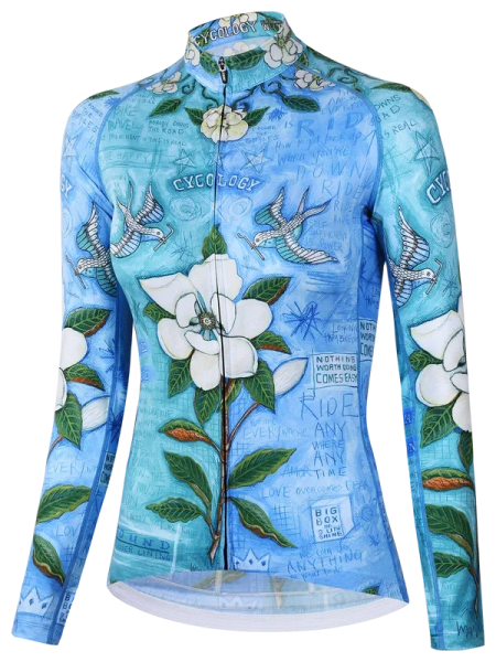 Cyklodres CYCOLOGY Summer Zoe, dámský, dlouhý rukáv (Motiv Zoe, velikost XXL)