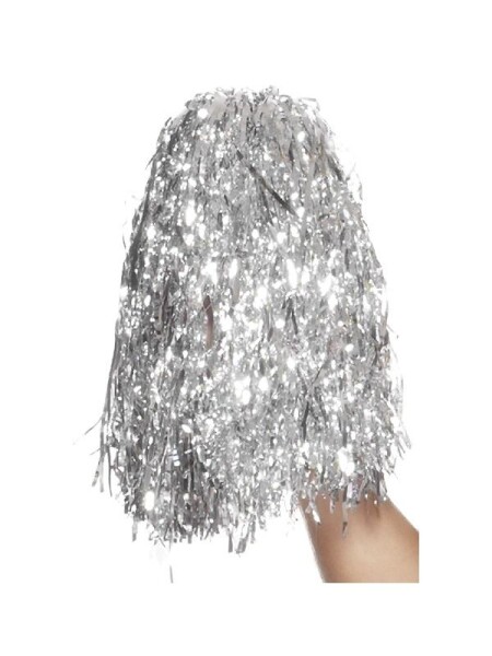 Smiffys.com POM POM stříbrný pár