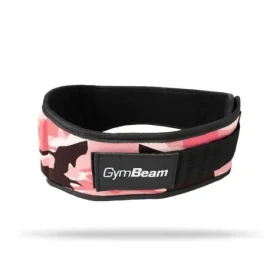 Dámský fitness opasek Pink Camo - GymBeam (XS, růžová) (8181-1-xs)