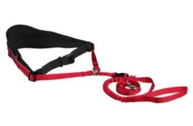 TRIXIE Běžecký pás s vodítkem / Obvod pásu 70-120 cm / Délka vodítka 110-150 cm / Neoprenová vycpávka (109977)