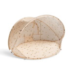 Konges Sløjd Plážový stan pro děti Pop up Small Lemon, žlutá barva, krémová barva, plast