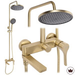 REA - Sprchový set PREMIUM Maxim Brush Gold REA-P7065