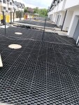 Rojaplast Zatravňovací dlaždice EKOGRID - 60x40x4 cm - černá