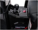 Mamido Dětský elektrický traktor MEGA D68 24V s přívěsem zelený