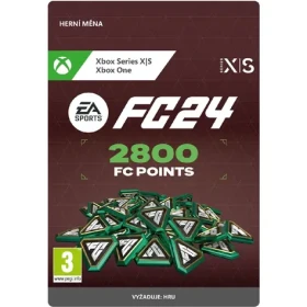 XSX EA SPORTS FC 24: 2800 bodů / El. licence / Sportovní / Angličtina / od 3 let / DLC pro Xbox Series (7F6-00786)