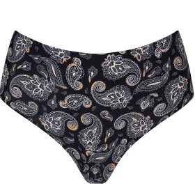 Dámská tanga Paisley maxi - JULIMEX černá S