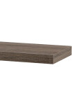 Polička nástěnná 80 cm, MDF, 3D dekor dub sonoma dark, baleno v ochranné fólii