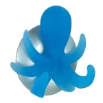 Spirella OCTOPUS dětský háček chobotnice modrý / polyresin / samolepící / 60 x 65 mm (7610583046239)