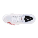 Mizuno Wave Lightning Pro W White/Rose Elegance/Lava Falls - Volejbalová obuv Mizuno WAVE LIGHTNING PRO V1GC266073 Velikost obuvi v EU: 40,5