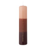 Bloomingville Adventní svíčka Dip Dye Red, červená barva, vosk