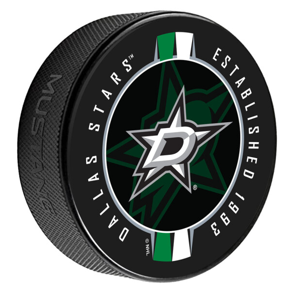 Mustang Puk Dallas Stars NHL Ribbon Printed