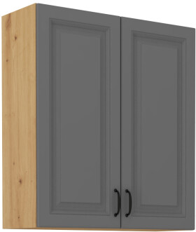 Horní skříňka Stilo 80 G-90 2F Barva korpusu: Dub artisan, Barva dvířek: Dust Grey