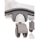 Dětská židle, výškově nastavitelná, šedá síťovina, KA-C806 GREY