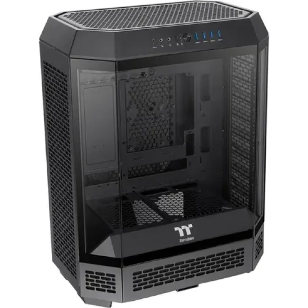 Thermaltake The Tower 600 černá / ATX / 4x USB-A 3.2 / 1x USB-C 3.2 / 2x120mm / bez zdroje / průhledná bočnice (CA-1Z1-00M1WN-00)