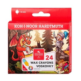 Koh-i-noor voskovky WAX CRAYONS - 24ks