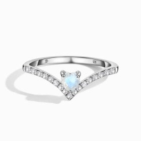 Royal Fashion stříbrný prsten GU-DR20232R-SILVER-MOONSTONE-TOPAZ Velikost: 10 (EU: 61-63)