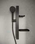 IDEAL STANDARD - ALU+ Set sprchové hlavice, tyče a hadice, 2 proudy, hedvábná černá BD586XG