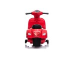 Mamido Dětský elektrický skútr Vespa 300 Mini červený