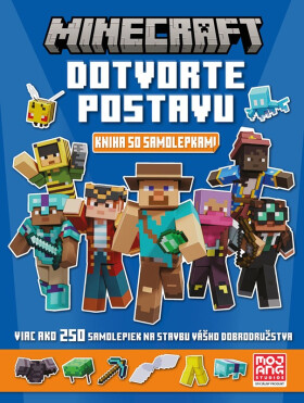 Minecraft Dotvorte postavu Kniha so samolepkami