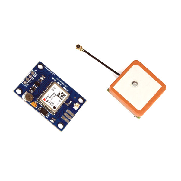 GPS modul NEO-7M s EEPROM, anténou a baterií – pro Arduino, drony, AeroQuad