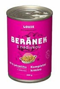 Louie Dog konz. Beránek s nádivkou 400g