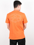 RVCA REYNOLDS Bright Orange pánské tričko krátkým rukávem