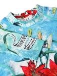 Funkční spodní vrstva CYCOLOGY Tiger Lily, aqua, dámské (Motiv Tiger Lily, velikost XL)