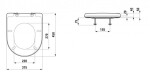 Laufen - Pro WC sedátko, odnímatelné, SoftClose, duroplast, bílá H8939580000001
