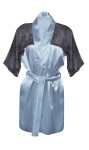 DKaren Housecoat Barbara Light Blue světle modrá