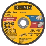 DeWalt DT20592 / Sada řezných kotoučů na kov / Průměr 76x9,5 mm / Tloušťka 1,6 mm / 3 ks (DT20592)