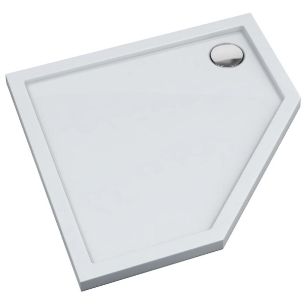 Sprchová vanička pětiúhelník Espera Aqm2398 90x90x5 bílý