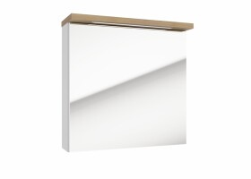 Zrcadlová skříňka Naturel Stilla + LED 60x60 cm bílá STILLAE06017 STILLAE06017