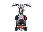 Mamido Dětská elektrická motorka Chopper bílá