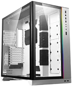 Lian Li O11Dynamic XL ROG bílá / PC skříň / E-ATX / Bez zdroje / 4x USB 3.0 + 1x USB 3.1 C / průhledná bočnice (O11DXL-W)