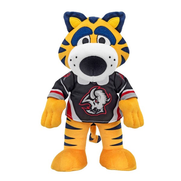 Bleacher Creatures Plyšový maskot Buffalo Sabres NHL Sabertooth #00 Plush Figure Black Goathead