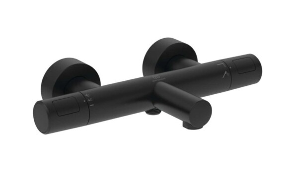 IDEAL STANDARD - Ceratherm T25N Vanová termostatická baterie, hedvábná černá A8475XG