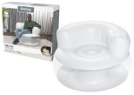 Mamido Nafukovací křeslo 112 x 112 x 70 cm Bestway 75138 bílé
