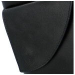 Stylová dámská kožená crossbody Hasta, černá