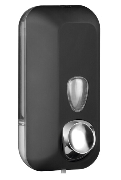 SAPHO - COLORED dávkovač tekutého mýdla 550ml, ABS, Soft Touch, černá mat A71401VB