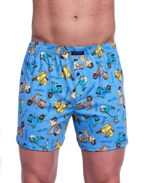 Boxerky Cornette Classic 001/172 S-2XL modrá XXL