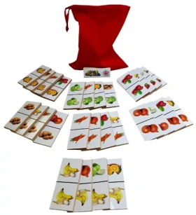 Just Jigsaws 780 Ovoce a zelenina - dřevěné domino