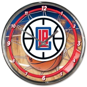 Hodiny Los Angeles Clippers NBA WinCraft Chrome