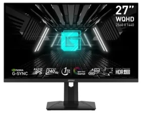 27" MSI G274QPX černá / 2560 x 1440 / IPS / 16:9 / 1ms / 1000:1 / 400cd-m2 / DP+HDMI+USB-C (G274QPX)