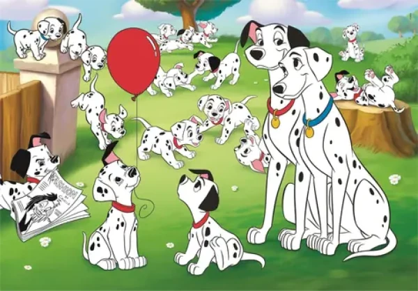 Clementoni PUZZLE Disney: 101 Dalmatinů MAXI