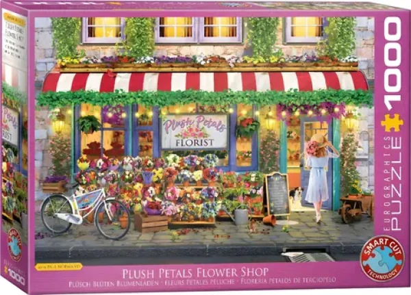EUROGRAPHICS Puzzle Květinářství Plush Petals