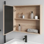 REA - Sada koupelnového nábytku s umyvadlem Gama T25023 BXM 70CM REA-M0206
