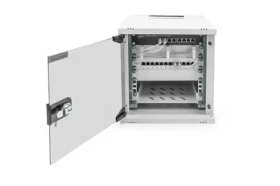 Digitus SOHO PRO 6U 10" / Nástěnná skříň / 325x315x300 mm / šedá / skleněné dveře (DN-49100)